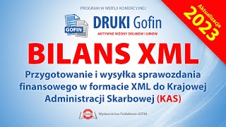 Przygotowanie i wysyłka sprawozdania finansowego XML do Krajowej Administracji Skarbowej KAS [upl. by Hi]