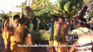 Pacific leaders at Forum opening on Rarotonga [upl. by Savina]