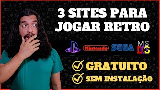 GRÁTIS COMO JOGAR JOGOS ANTIGOS ONLINE PELO NAVEGADOR  RETRO GAME  MSDOS  PLAYSTATION ONE FREE [upl. by Ecinuahs573]