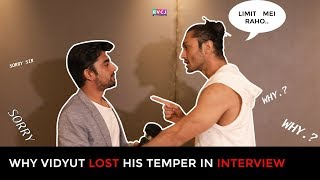 Why Vidyut Jammwal Lost His Temper In Interview  RVCJ [upl. by Enyallij]