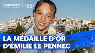 JEUX OLYMPIQUES  Le sacre dÉmilie Le Pennec en gymnastique à Athènes 2004 [upl. by Chappell]