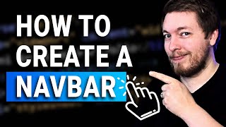 12  CREATE A WEBSITE MENU BAR IN HTML  2023  Learn HTML and CSS Full Course for Beginners [upl. by Nesmat]