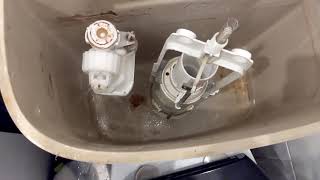 How to Replace Toilet Flushing System Diaphragm  Cistern Inlet Float Valve Diaphragm Washer [upl. by Jeanelle]