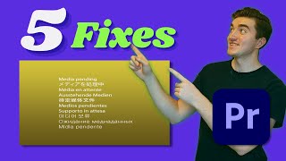 5 Solutions to “Media Pending” Error in Premiere Pro [upl. by Teemus]