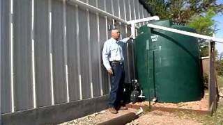 Rainwater Harvesting on a Hunting Cabin [upl. by Hoes]