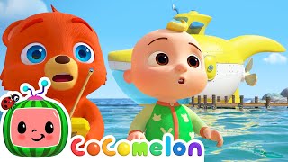 Down By the Bay with Submarines  CoComelon Animal Time  Animals for Kids [upl. by Ayekehs]