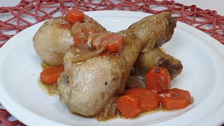 POLLO A LA CERVEZA 🍗🍺 Receta fácil y rápida nuberosaylila [upl. by Sibie435]