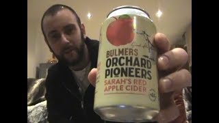 The Cider Drinker  Bulmers Orchard Pioneers Sarahs Red Apple [upl. by Torray]