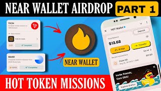 Hot Airdrop mission Guide hindi  Here Wallet Mining  New Crypto Loot Instant Withdrawal [upl. by Eltsyrhc639]