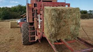 BigIron Online Auctions Hesston 4900 Baler November 20 2019 [upl. by Brianna326]