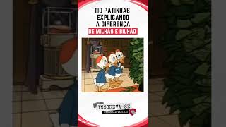 TIO PATINHAS EXPLICA VOCÊ SABE a DIFERENÇA entre UM MILHÃO e UM BILHÃO 💰🤯 [upl. by Atsedom]