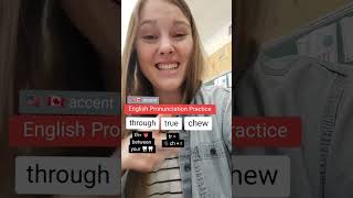 🗣HOW TO PRONOUNCE quotthroughquot vs quottruequot vs quotchewquot in English with a CanadianAmerican 🇨🇦🇺🇸 Accent [upl. by Aissirac528]