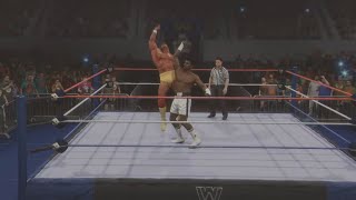 Legendary Knockout Ali Stuns Hogan in WWE 2K24 [upl. by Harold]