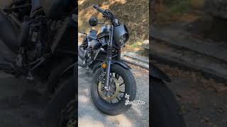 Honda rebel 500 hondarebel500 motovlog harleydavidson corsica beautiful travelinstagopro [upl. by Eilasor]