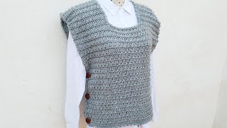 🌿 Discover The Elegant Crochet Vest Give Life to Your Projects [upl. by Anial]