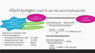 Afschrijvingen  Bedrijfseconomie  havo  vwo [upl. by Lahcim]