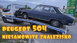 niesamowite znalezisko PEUGEOT 504 [upl. by Halimaj633]