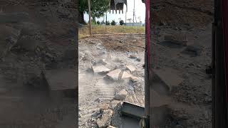 SOOO Satisfying Breaking Concrete with the Excavator [upl. by Woodruff]