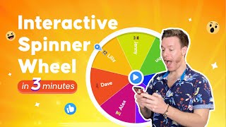 Make a Free Interactive Spinner Wheel Game in 3 Minutes No Coding [upl. by Barabas963]