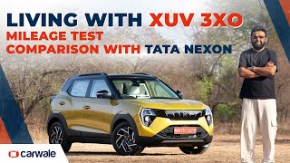 Mahindra XUV 3XO Mileage amp ADAS Tested  Comparison with Tata Nexon  Detailed Review [upl. by Felicdad]