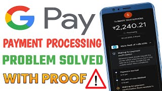 Google Pay Payment Processing problem solve  Google pay payment failed [upl. by Shawna]