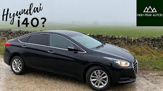 Should You Buy a HYUNDAI i40 Test Drive amp Review 2017 17CRDi SE NAV [upl. by Ade]