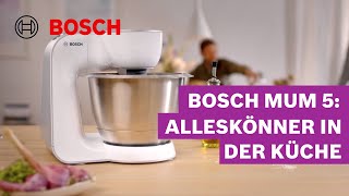 Bosch MUM 5 eine Küchenmaschine viele Möglichkeiten  Bosch MUM [upl. by Inahpit179]