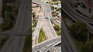 Taking the Freeway Out of San Antonio TX High Speed Rail highspeedrail highspeedtrain trains [upl. by Isbel442]