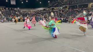 Sr Womens Fancy Saturday Night Live  Red Deer Powwow 2023 song 2 [upl. by Nirb]