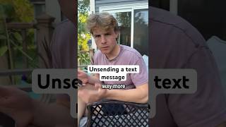 Unsending a text message [upl. by Enirok]