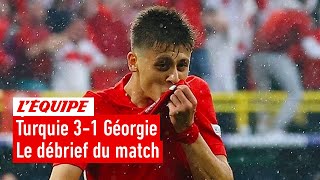 Turquie 31 Géorgie  Le débrief de la victoire de la bande dArda Güler Euro 2024 [upl. by Fishback]