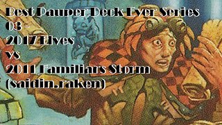 ITA Best Pauper Deck Ever Series  Round 3 vs Familiars Storm [upl. by Haizek]