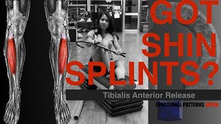 Shin Splints Tibialis Anterior Release [upl. by Ecallaw848]