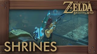 Zelda Breath of the Wild  All Shrines Central Tower Locations Solutions amp All Chests [upl. by Leland]