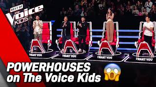 Phenomenal POWERHOUSES on The Voice Kids 🔥 [upl. by Buskirk]