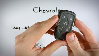 Chevrolet Silverado Key Fob Battery Replacement 2019  2021 [upl. by Ganiats69]