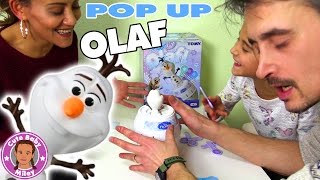 Pop Up Olaf Spiel  wann hüpft Olaf aus dem Fass  CuteBabyMiley [upl. by Jackelyn]