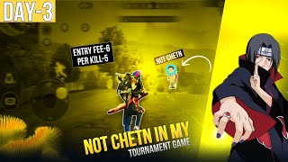 Day  3 Buying Gaming Headphone🔥NotCHETN in my tournament game☠️ Free Khiladi adda voucher  🆓 [upl. by Belldame]