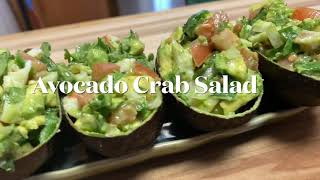 Avocado Crab Salad [upl. by Gautier]