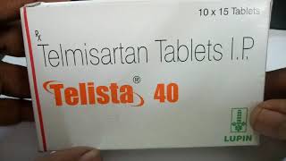 Telista 40 Tablet  Uses Sideeffects Reviews and Precautions in hindi [upl. by Sorce392]