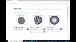 CST Studio Mesh Types [upl. by Gnouhc123]