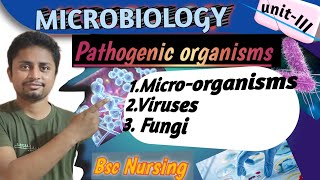 Microbiology Notes  Unit  III Pathogenic Organism  NursingGNM [upl. by Ahsirkal]