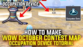 How To Make Wow October Contest Map  Wow Occupation Device Totorial  Wow October Event Map [upl. by Vesta]