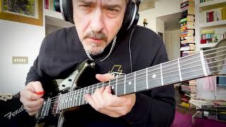 DAFT PUNK  GET LUCKY guitar solo  Egidio Marchitelli [upl. by Ralfston]