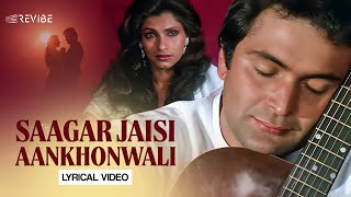 Saagar Jaisi Aankhon Wali Lyrical Video  Kishore Kumar  R D Burman  Revibe  Hindi Songs [upl. by Keram]