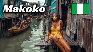 Life In A Floating Slum In Africa  MAKOKO [upl. by Jen189]