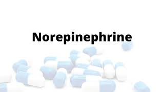 norepinephrine  noradrenalin  mechanism of action and uses  نورإبينفرين ، نورأدرينالين [upl. by Novikoff744]