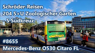 SchröderReisen  Linie 204 MercedesBenz O530 Citaro FL 8655 [upl. by Ardnahc]