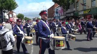 Whiterock Band Parade Belfast 25th June 2016 [upl. by Salokcin]