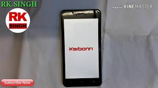 Karbonn K9 Smart Yuva hard reset pattern Lock unlock [upl. by Vallery]